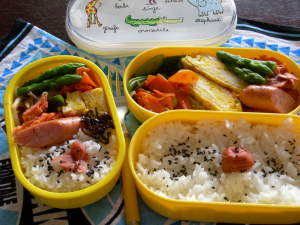 おそろいのお弁当